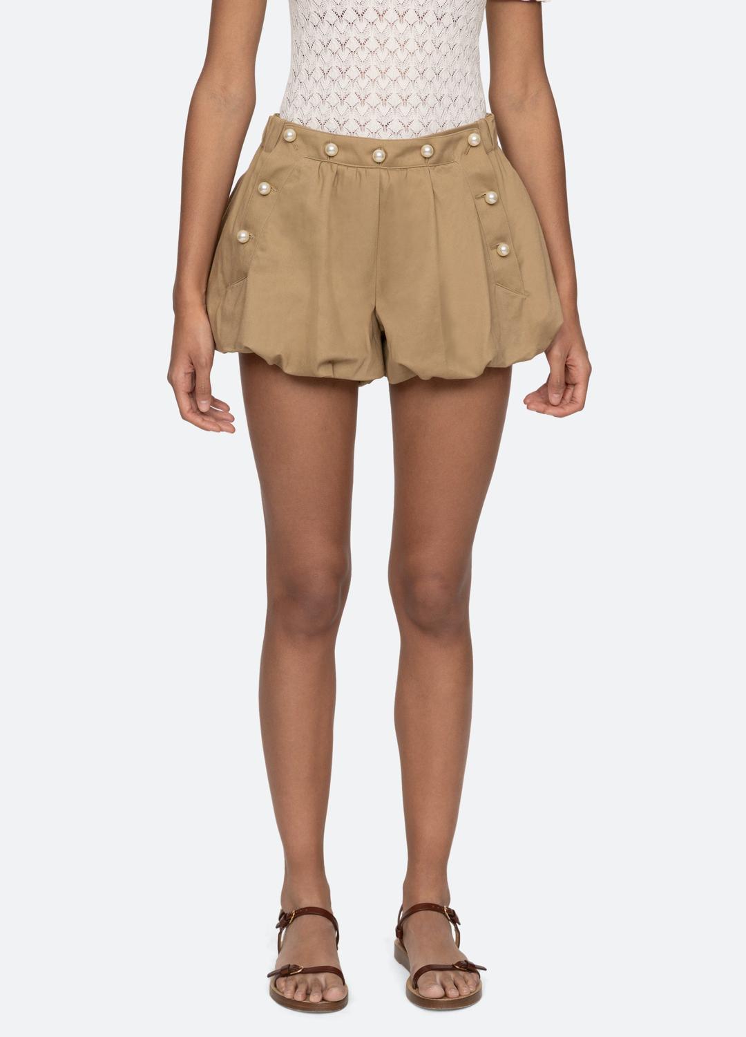 Suzette Shorts - 6 / Khaki