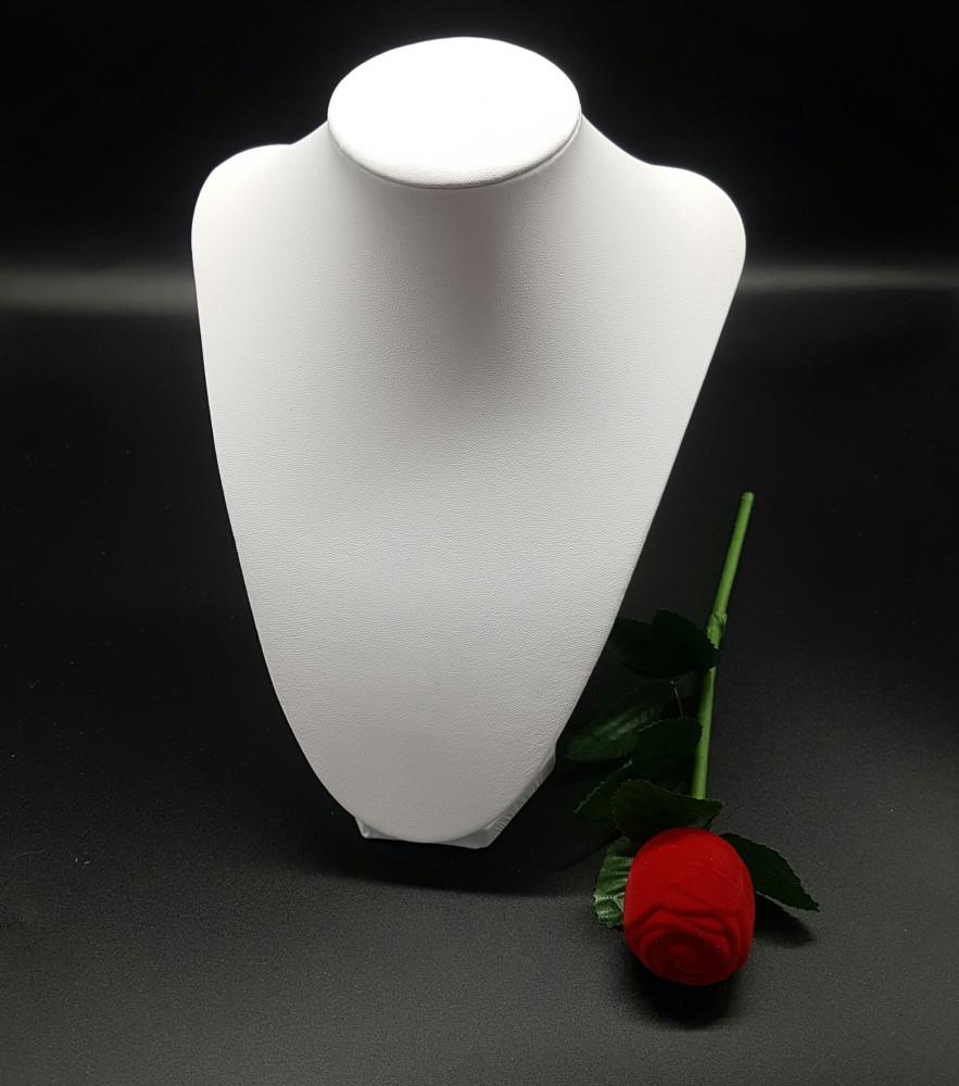 목걸이 마네킹 PU 화이트