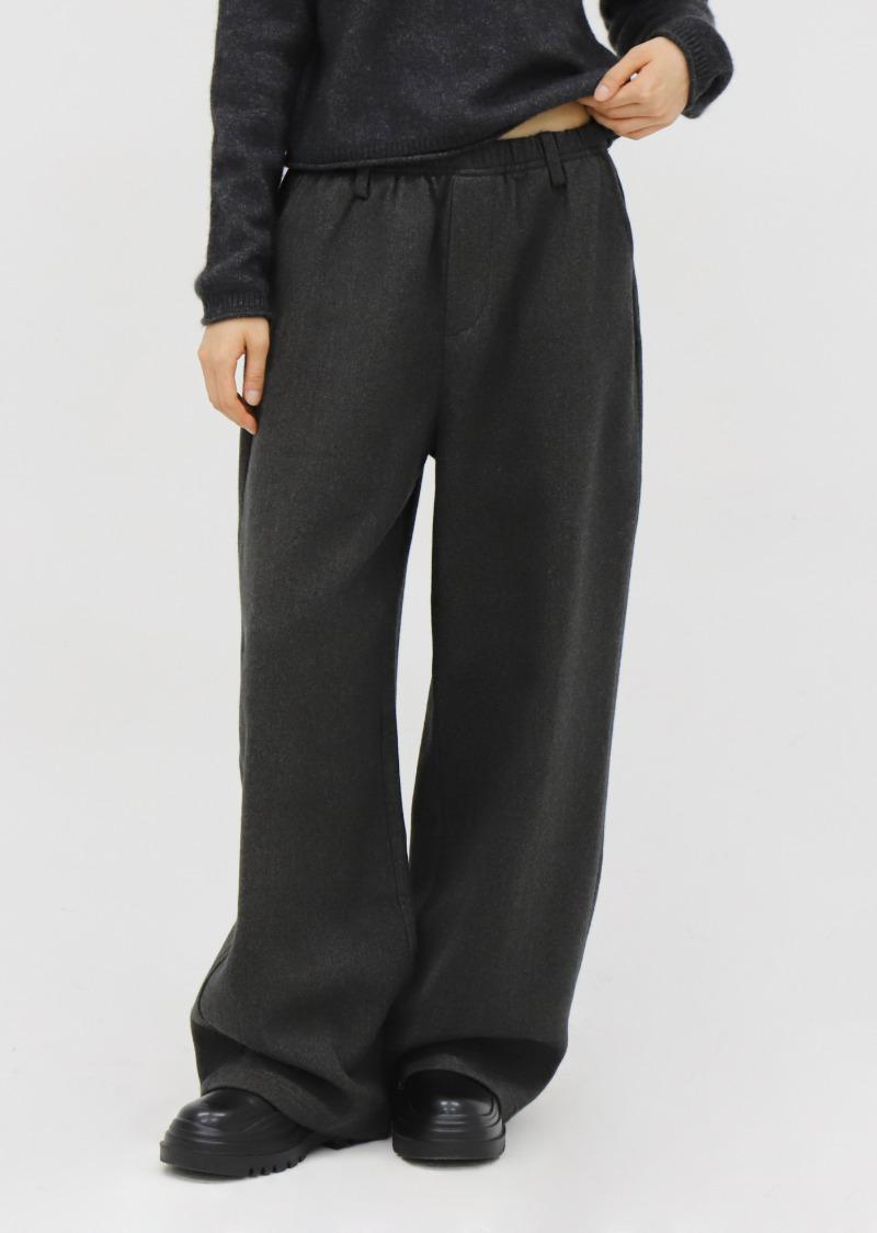 노티스 울 와이드 팬츠