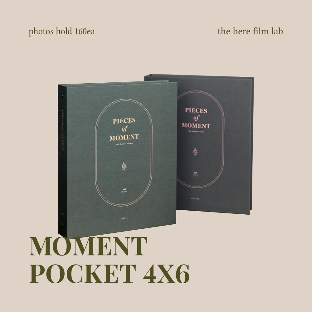 아이코닉 모멘트 포켓앨범 4x6 160장 대용량 폴라로이드 필름카메라 사진앨범