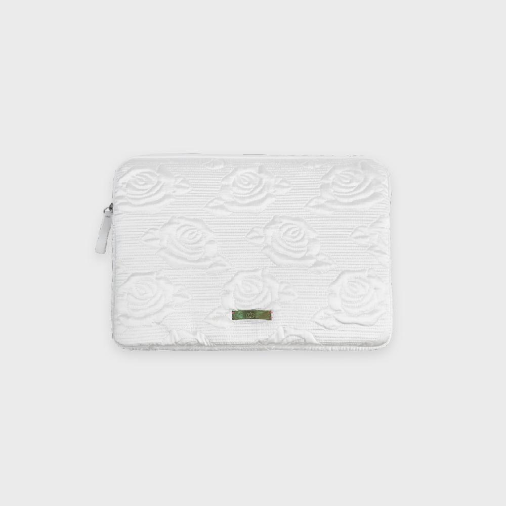 [재입고] Pooh Notebook Pouch Glossy White Rose