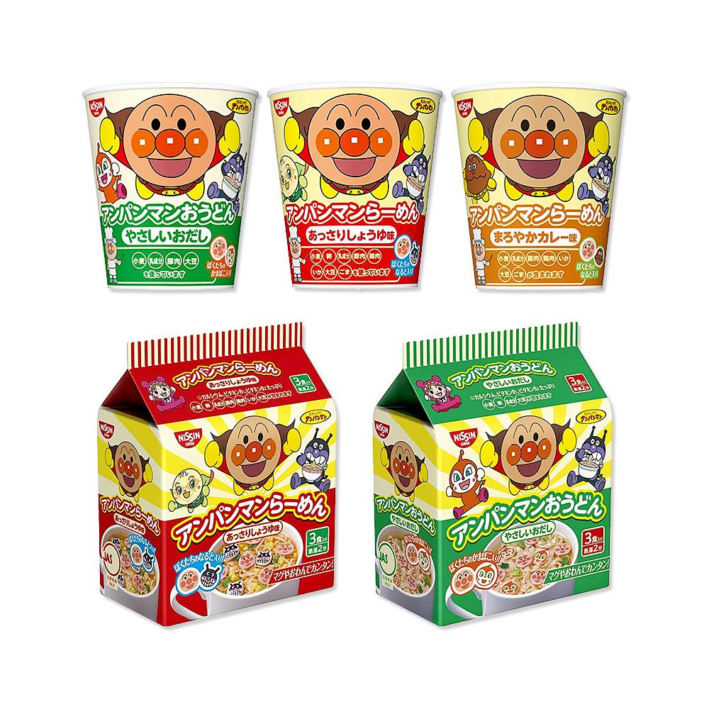 일본 라면 닛신 호빵맨 컵라면 머그라면 5종
