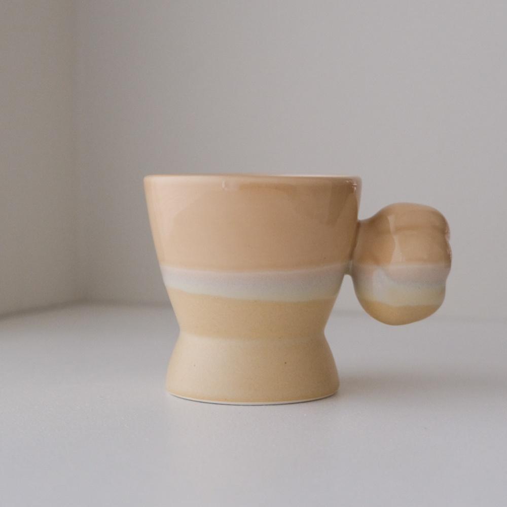 Cotton Wool Cup 01 (Texture / Beige Sand)