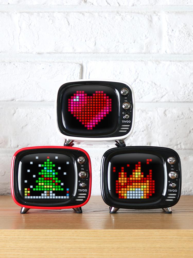 디붐 티부 레트로감성 LED 블루투스 스피커