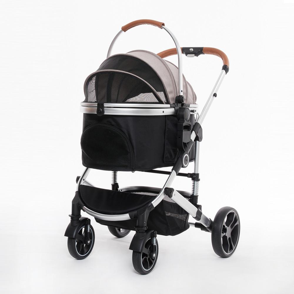멀리 강아지유모차 케이지분리형 오토폴딩 개모차 MW3/MW4