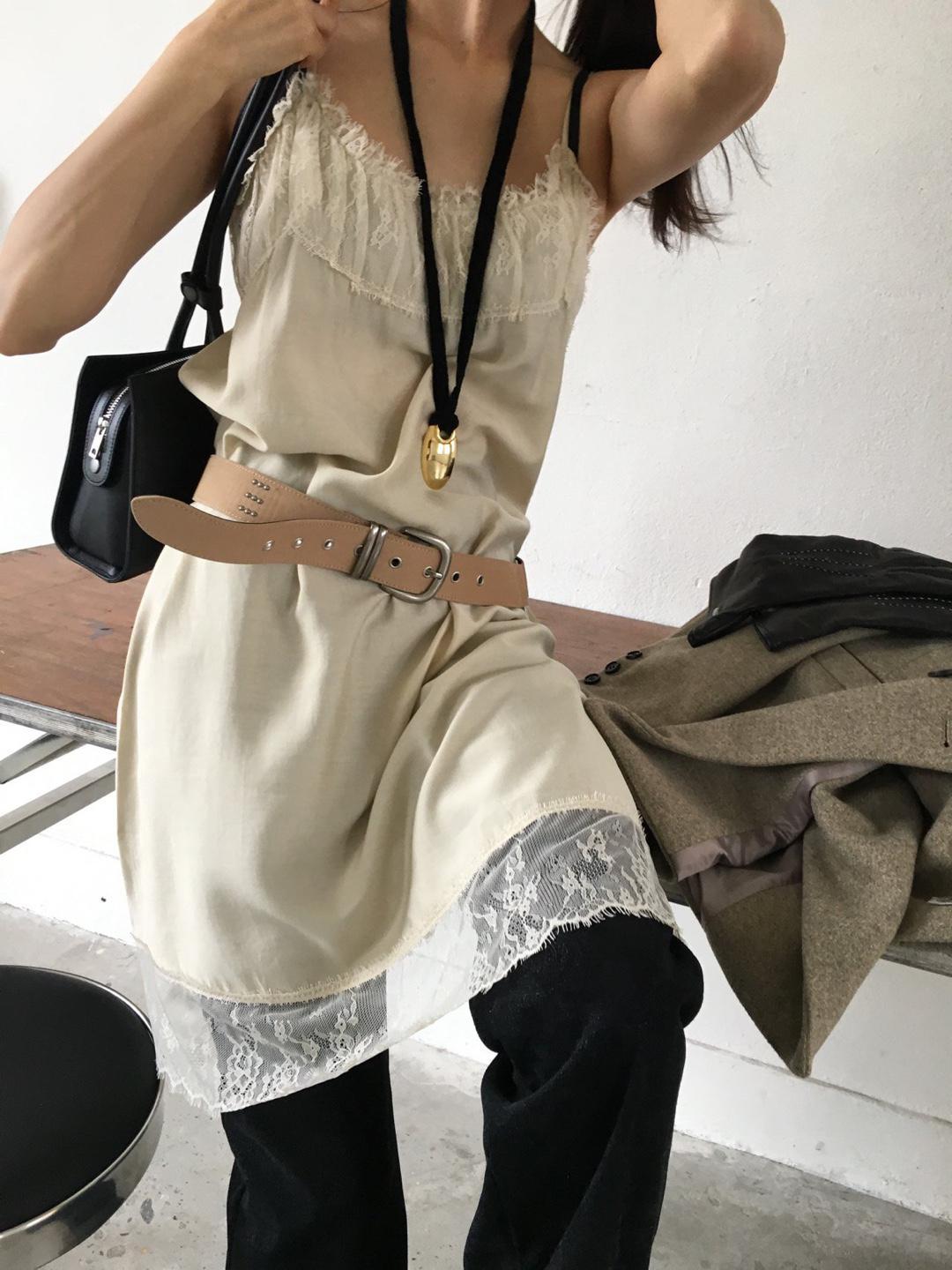 르아르디 브리드 스윗 원피스 (시즌리스 레이어드 페미닌 슬립원피스 3COLOR)