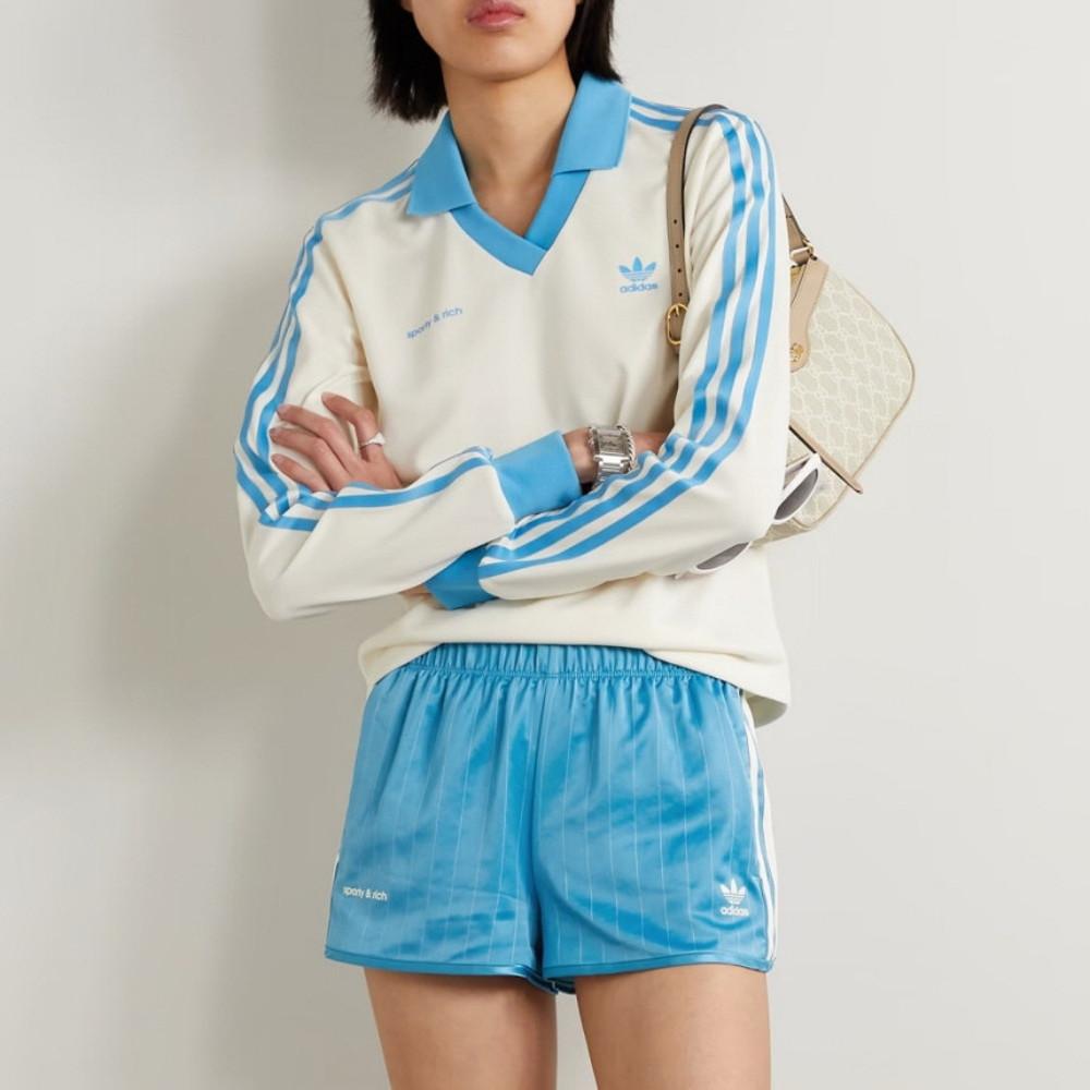 아디다스 스포티앤리치 풋볼 저지 티셔츠 크림 화이트 IN5249