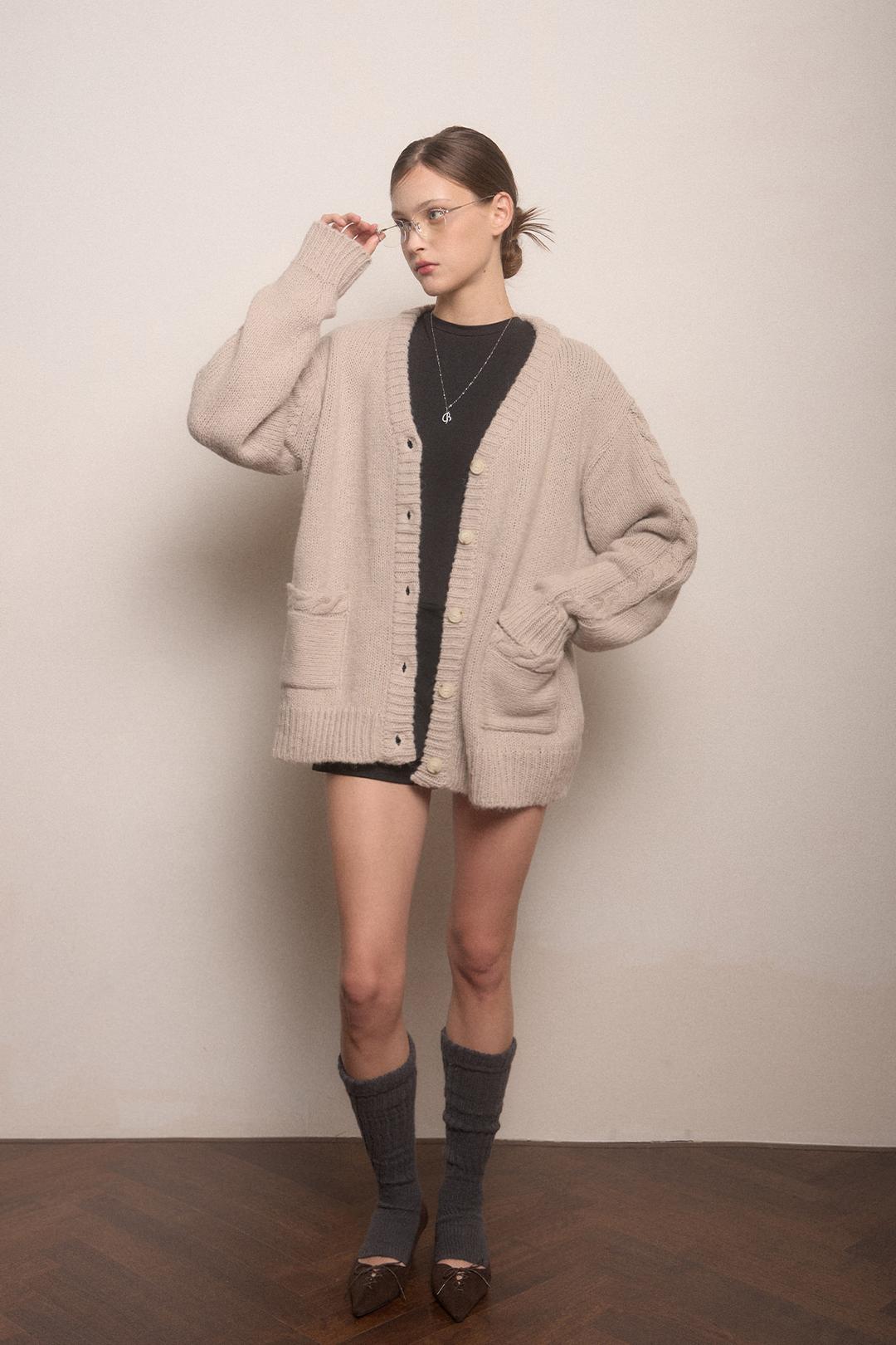 Sugar cable cardigan