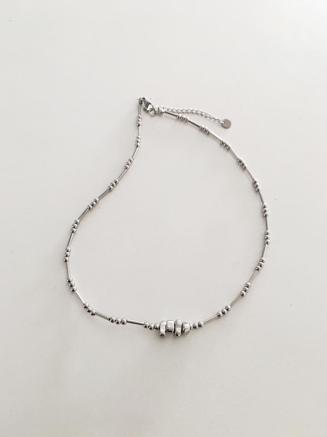 Mix beads neckalce