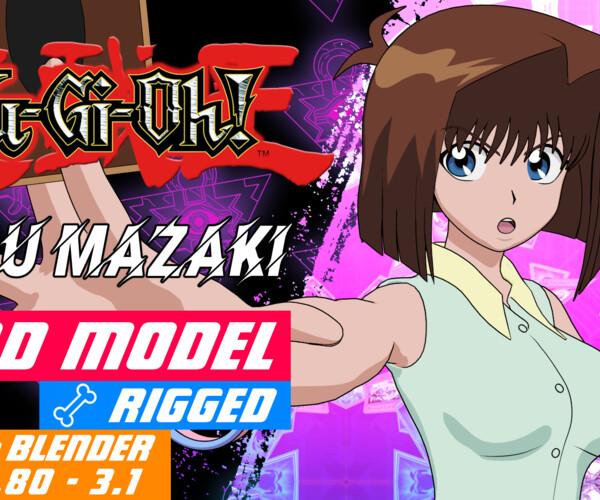 ArtStation - Anzu Mazaki - Yu Gi Oh! - Model 3D Blender | Resources