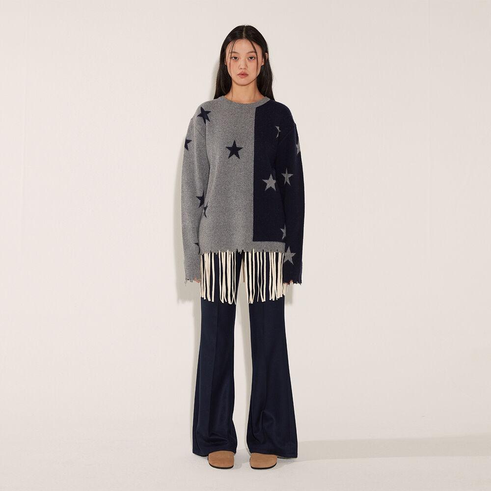 STAR HALF KNIT [NAVY]