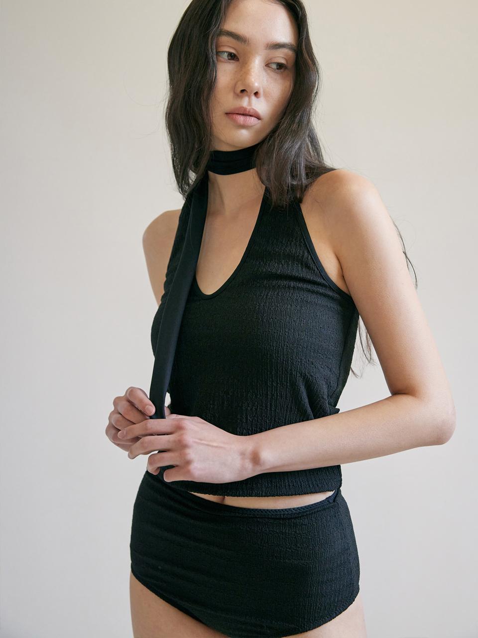 Colin scarf bikini_black