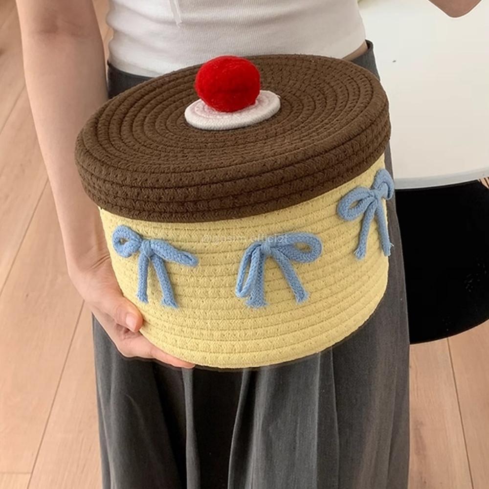 고심 푸딩 패브릭 소품 보관함 다용도 정리함 바구니