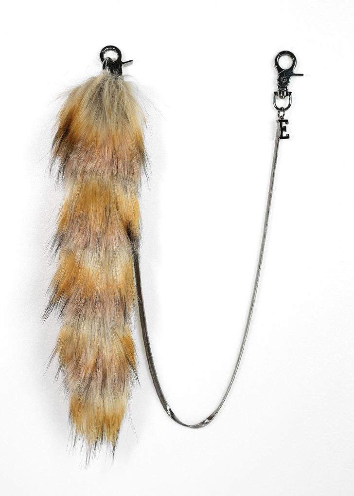 Fur tail multi chain (brown)(10/16 delivery)