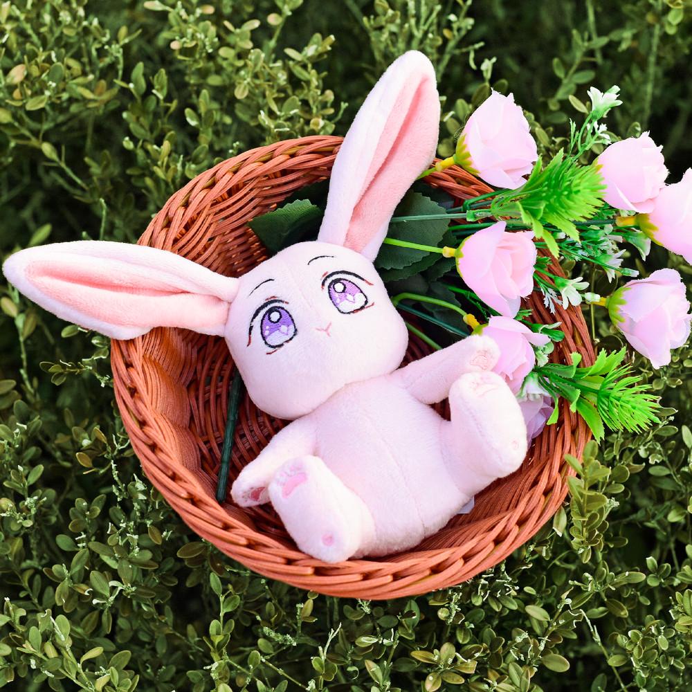 [토끼와 흑표범의 공생관계]  비비 봉제 인형