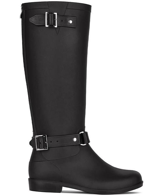 로우 스트랩 레인 부츠