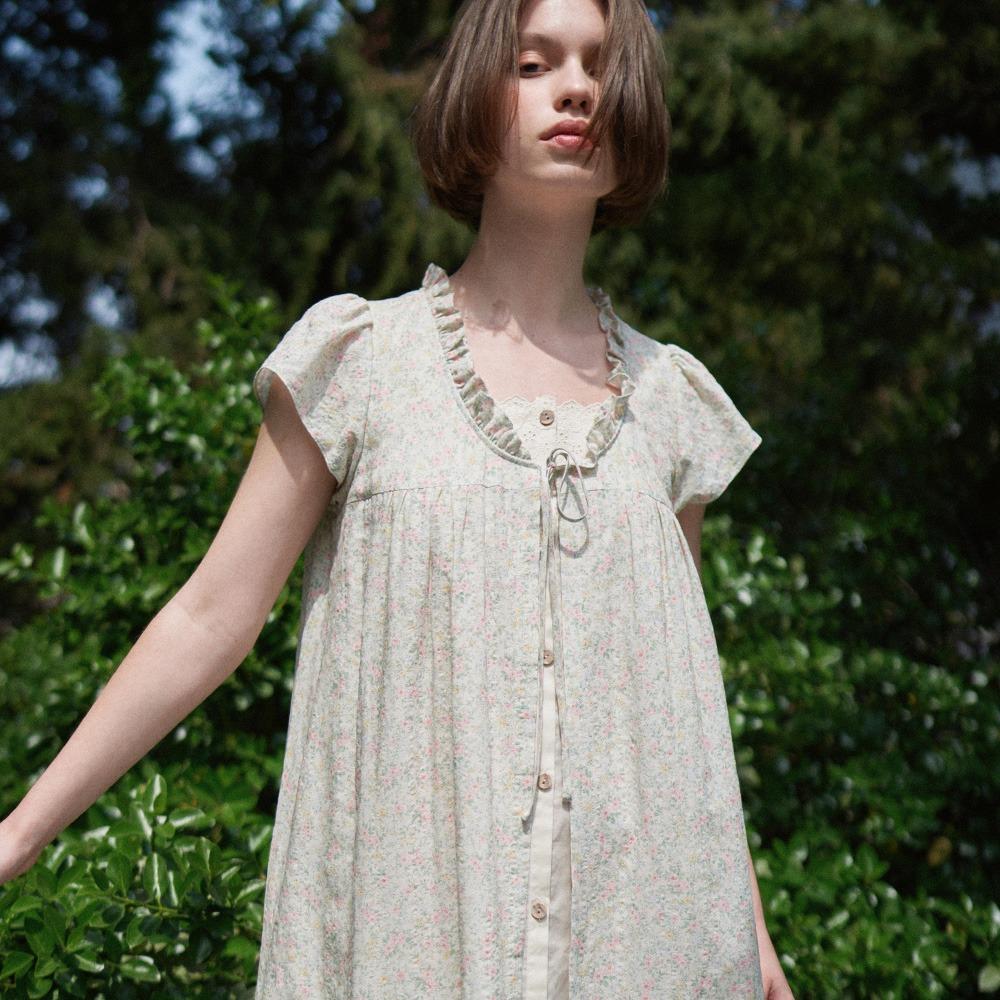 노에뜨 나시 원피스 크림 (32수)