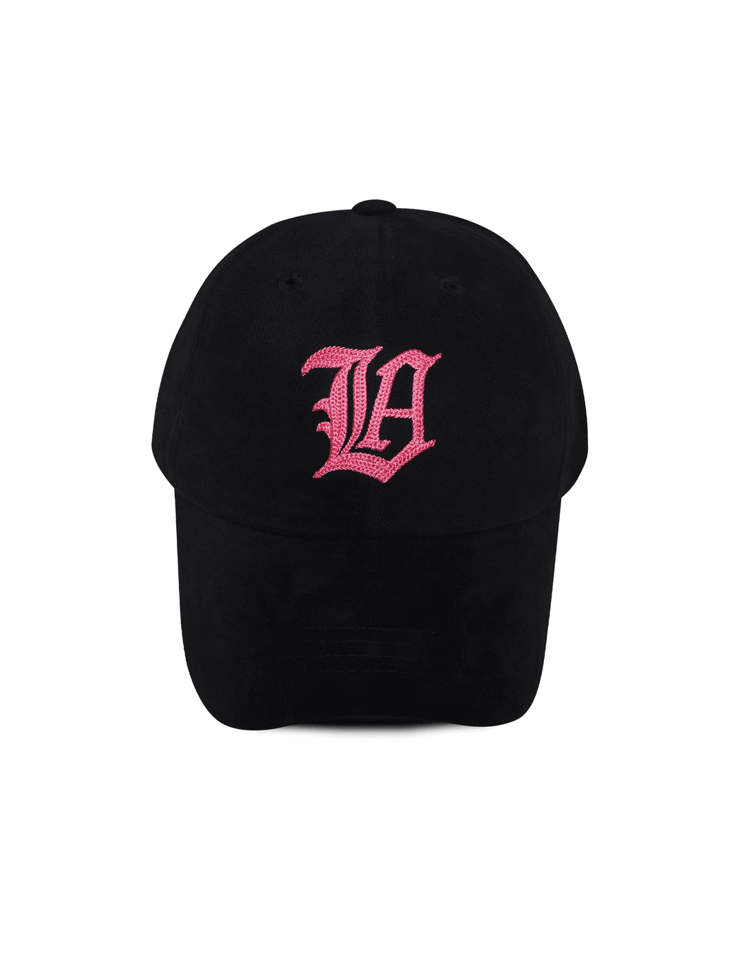 [NEW] 뉴 LA 체인 스티치 코튼 볼캡 - 핑크 블랙