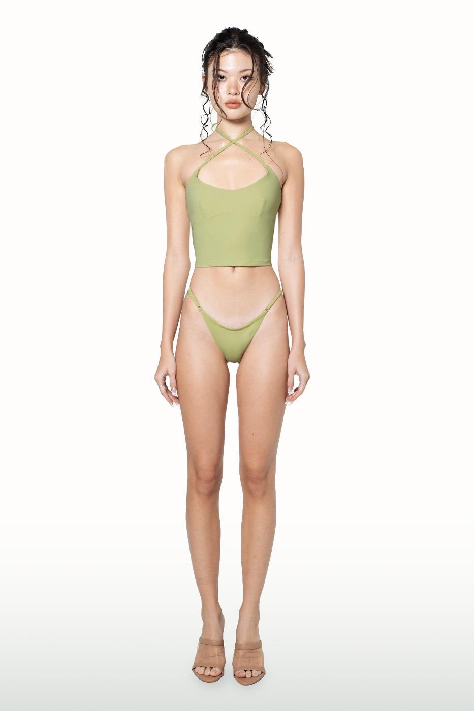 Adore halter bikini - lime