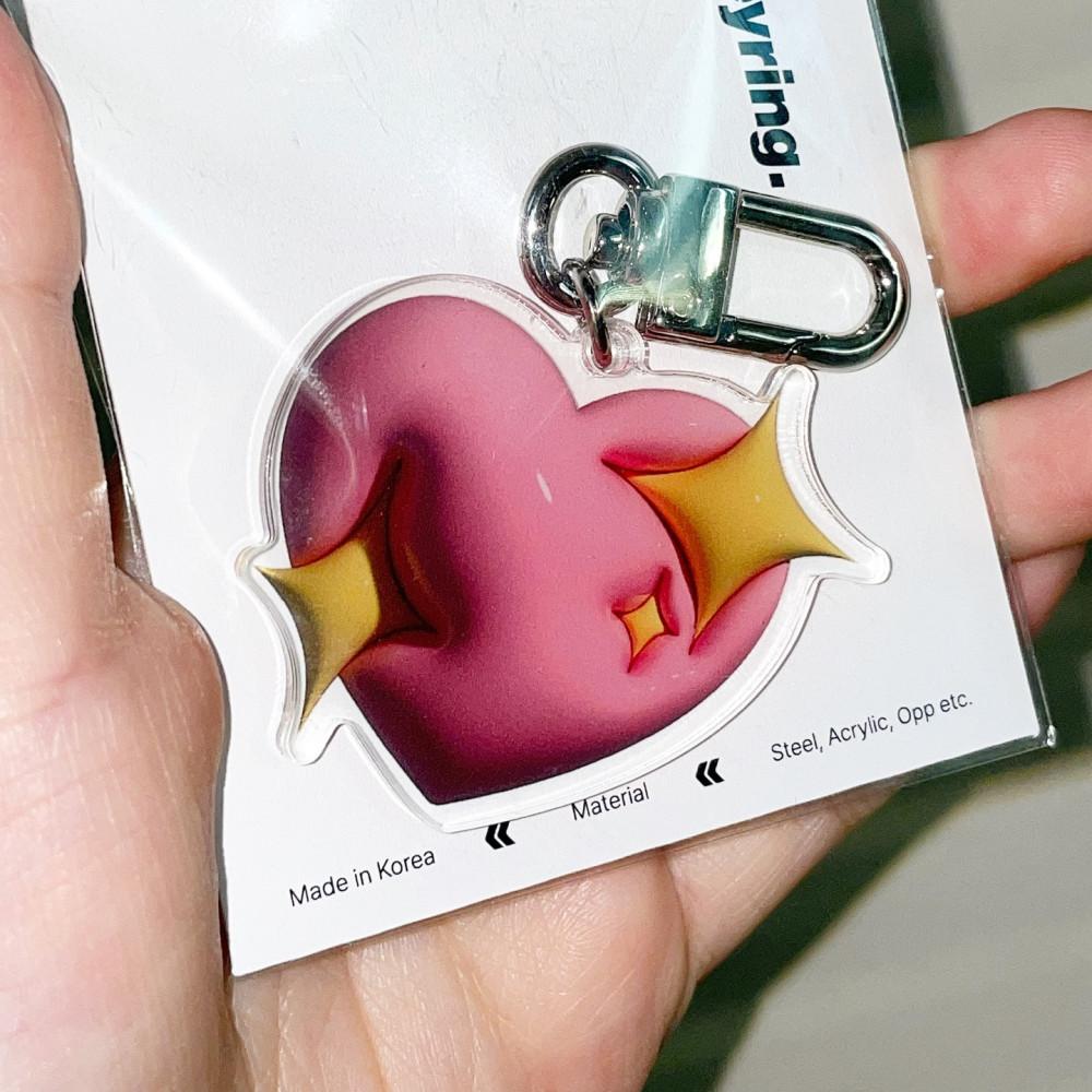 키치 반짝별 키링 하이틴 y2k 레트로 키체인 열쇠고리