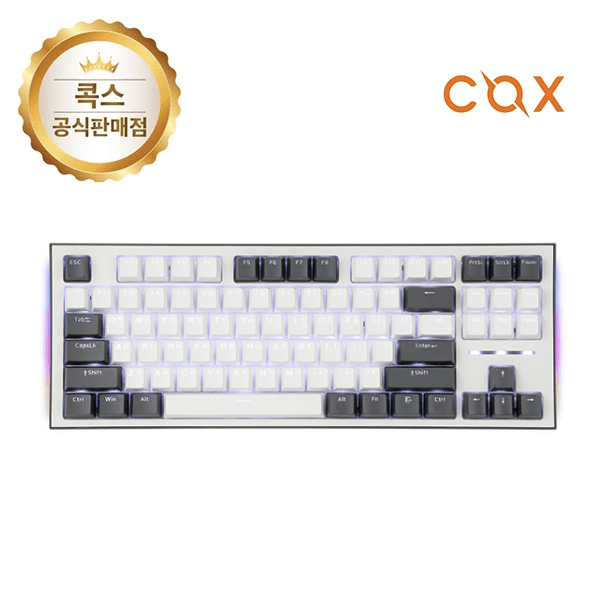 콕스 CK01 TKL 텐키리스 기계식 키보드 컴퓨터 적축