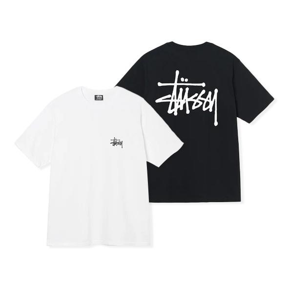 [공동구매] 정품! '스투시' 베이직 로고 반팔티셔츠