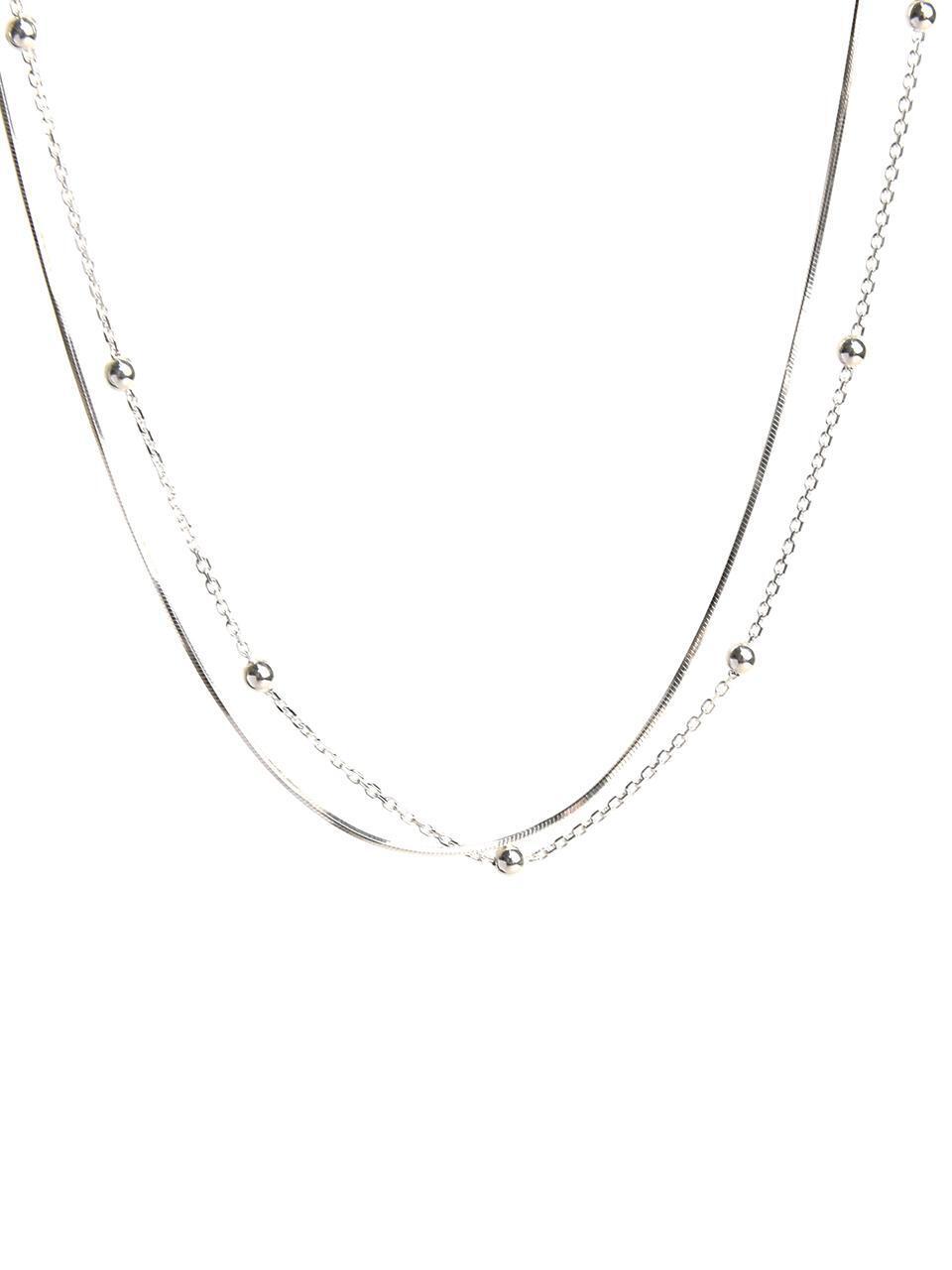 [silver925] WH003 mini ball layered nekclace