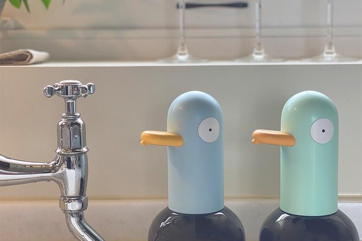 졸리덕 욕실 물비누 자동 손세정기 디스펜서 핸드워시(세제/샴푸)