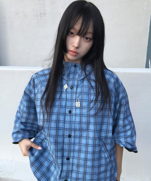 SHUGO CHARA! CHECK CAPE(BLUE)