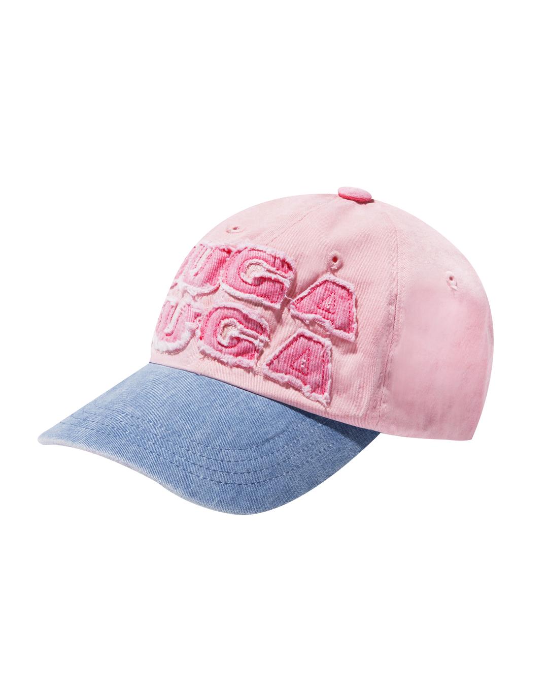 Washed Patch Ball Cap (Pink)