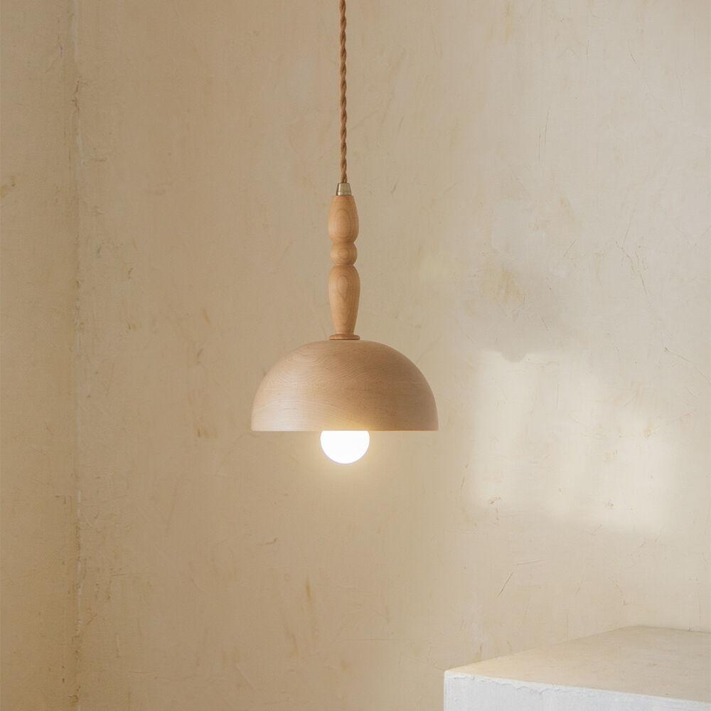 PL004 우드 펜던트조명 2color (led 전구 증정)