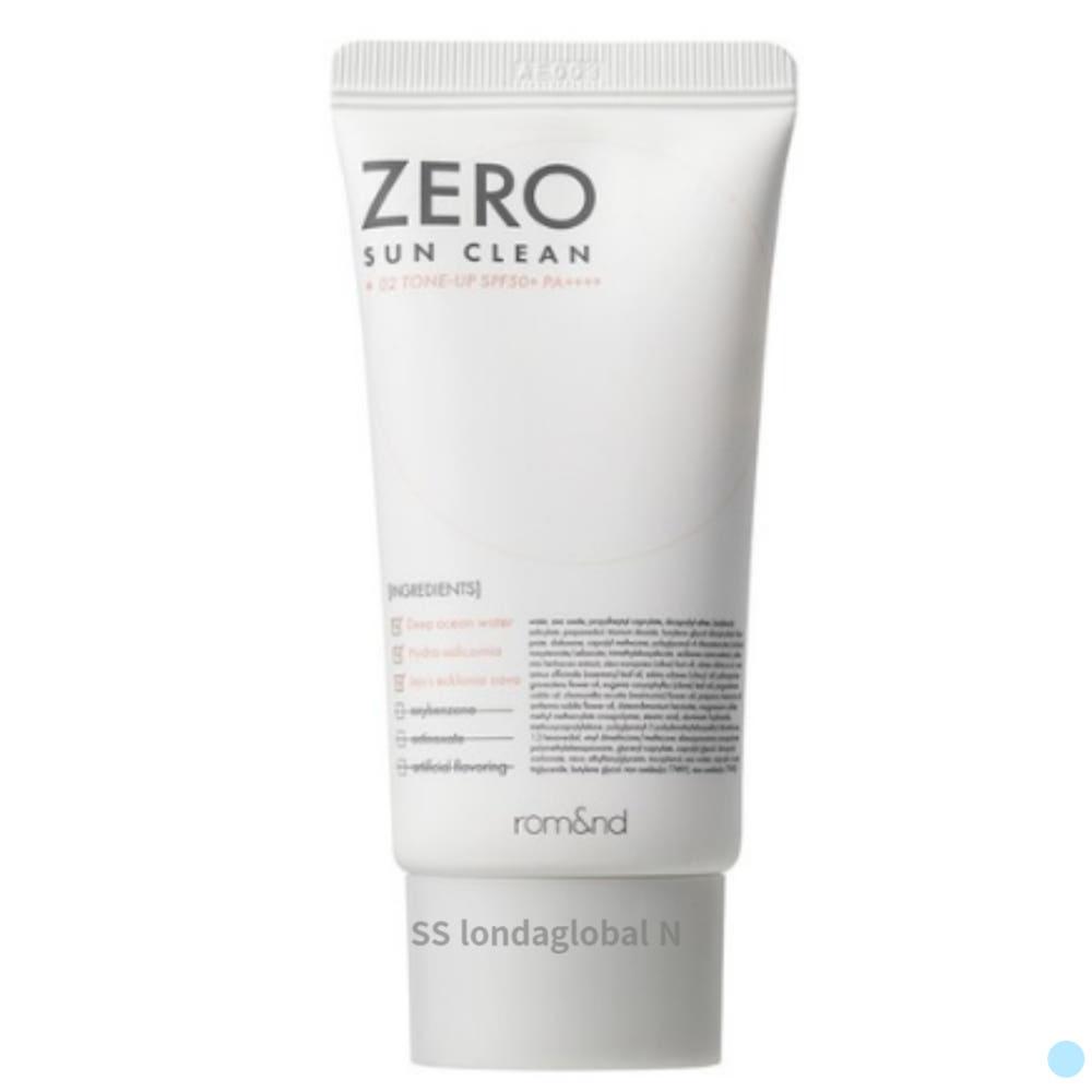 롬앤 제로 선 클린 톤업 선크림 SPF50+ 50ml 추천