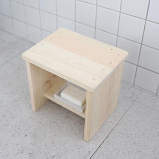 편백나무 욕실의자(통원목)