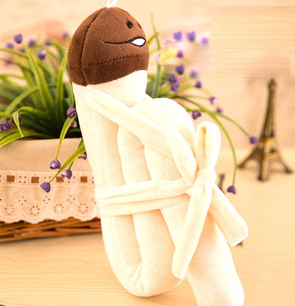 귀여운 나메코 긴 팔 버섯 인형 브라운 핑크 74cm 생일 선물