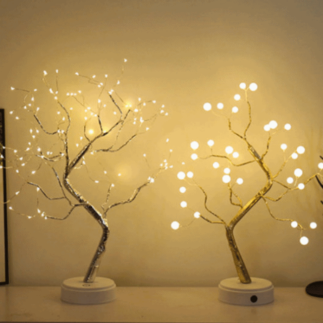 [주문폭주] 사계절 자작 나무 트리 무드등