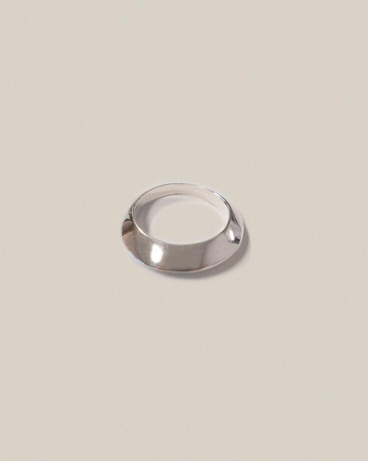 Crescent Silver Ring