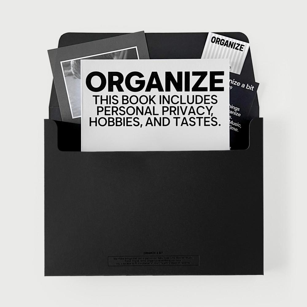 organize diary light gray