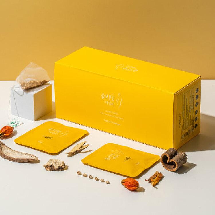 300명한정 본품증정 슬리밋 데일리 한방억제 천궁 작약 진피 치자 감초 율무 계피 감비차