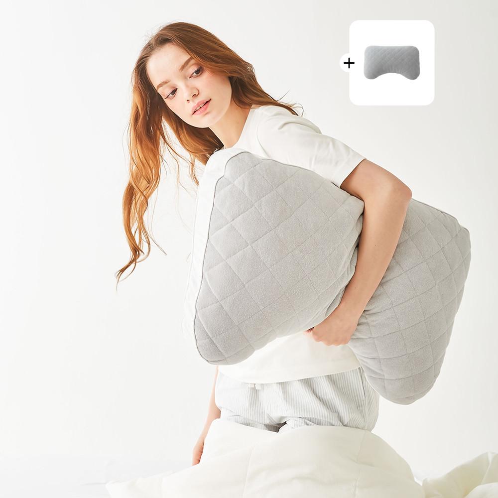 홈랩 어깨편한 기절베개 코튼 테리타올 베개커버 세트 1+1