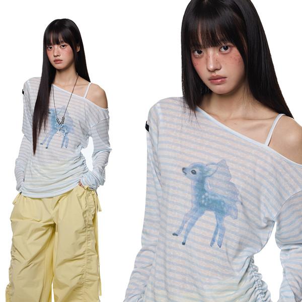 Soft Bambi Stripe Tee