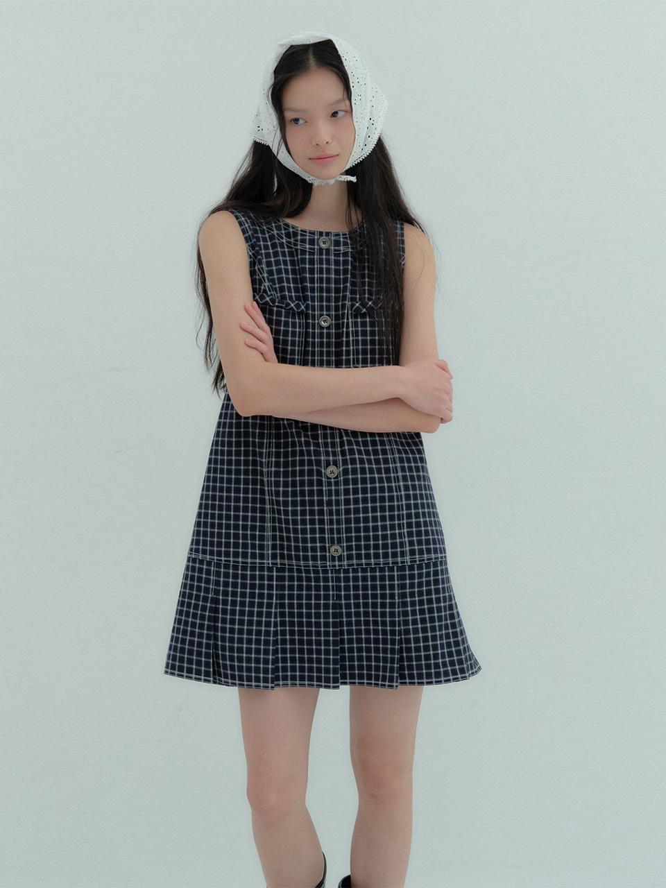 Komorebi Check Dress