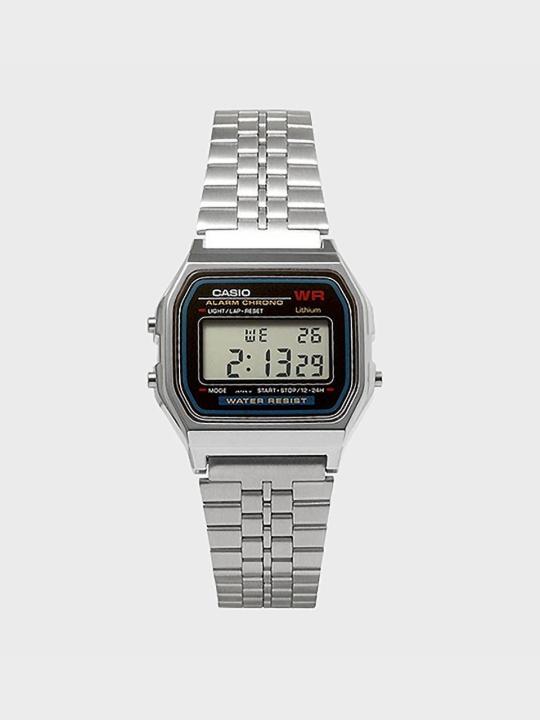 CASIO 카시오 A159W-N1 공용 메탈밴드 손목시계
