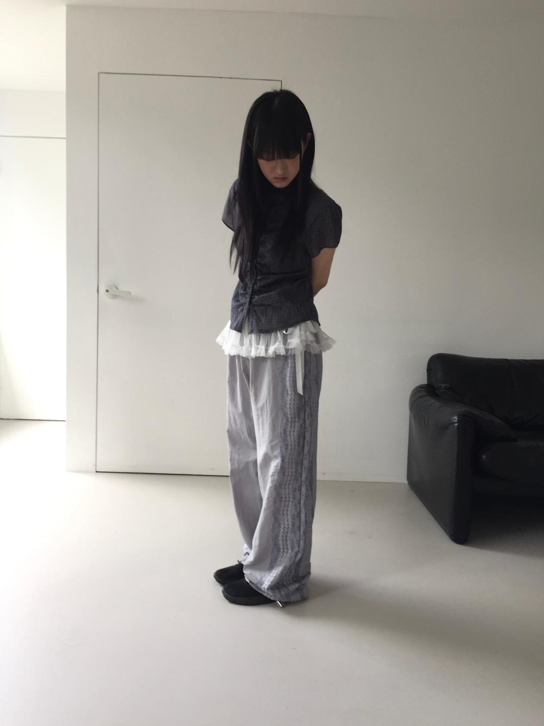 side lace track pants (2c)