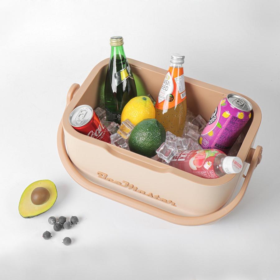 [굳데이],[무료배송] 아이스 마스터 13L 대용량 아이스박스 Lime-0013L (베이지)