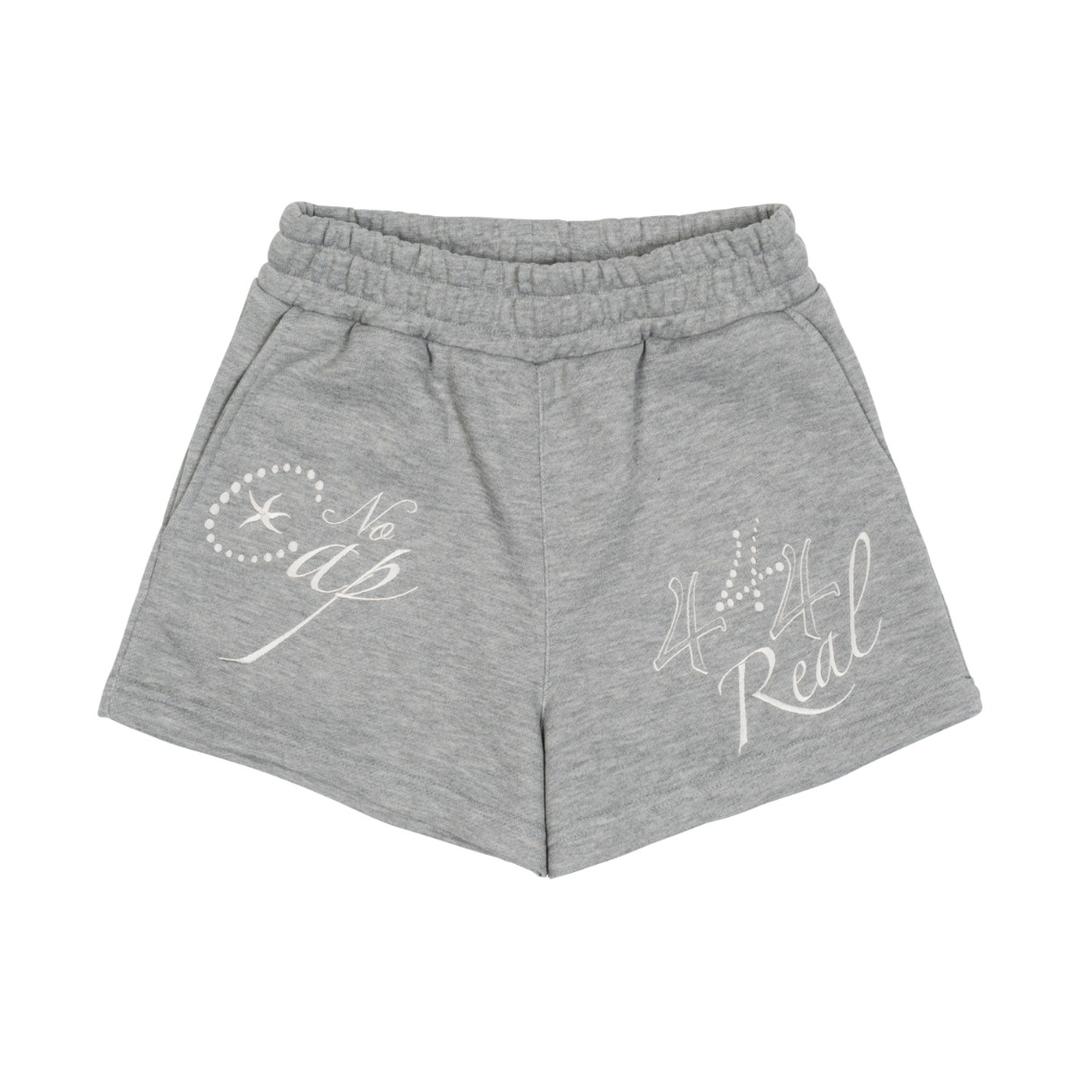 (w) TCM cap short sweat pants (grey)