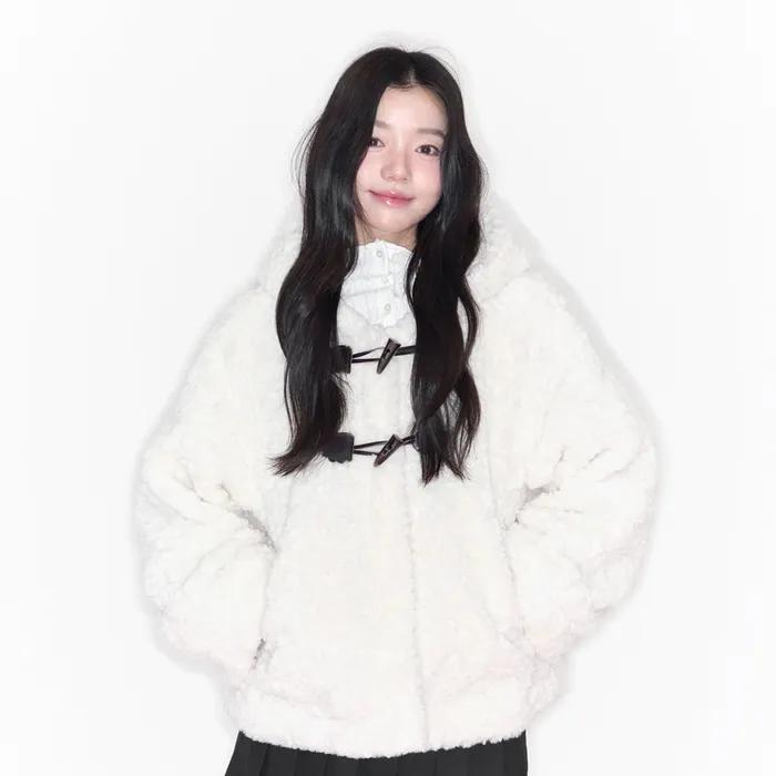 Fur Hoodie Jacket (2colors)