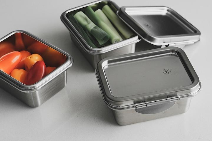 JVR 포스코304 올스텐 밀폐용기 반찬통 550ml