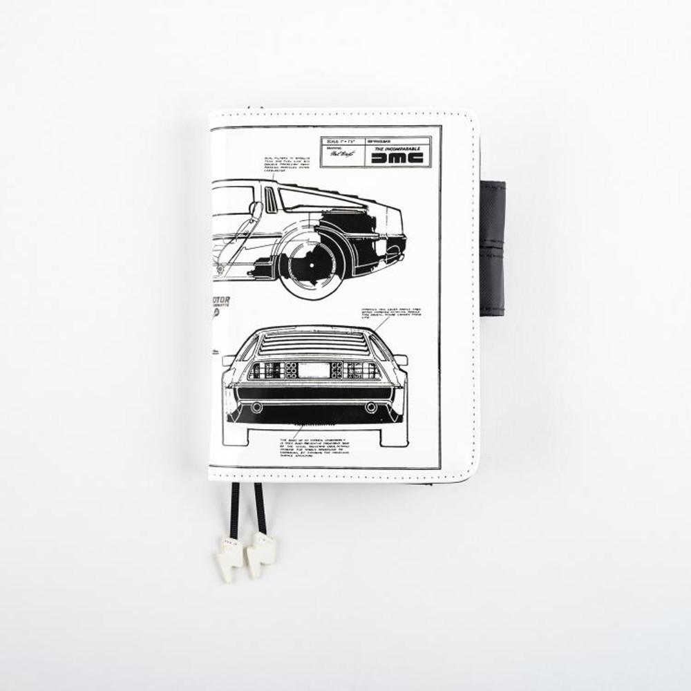 호보니치 2024 다이어리 A6 커버 / 백투더퓨쳐 타임머신/Back to the future