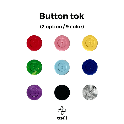 [Upcycling] Button tok (2 option/9 color)