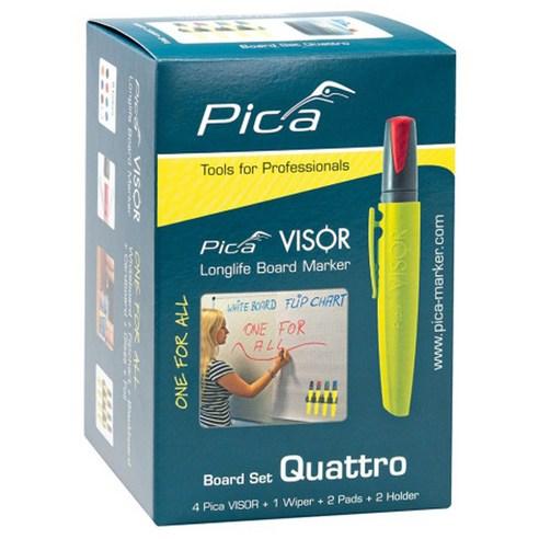 피카 900/11 PICA VISOR 보드마커 콰트로 목공샤프 연필 산업용 마커 펜, 1개